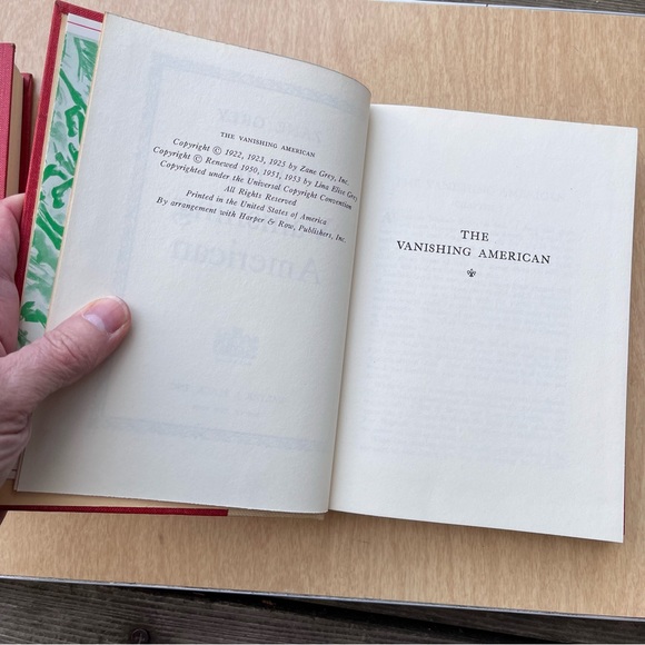 Zane Grey Vintage Hardcover Set Of 2 Books - Picture 16 of 16